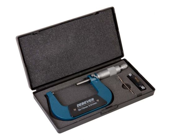 Нониусный микрометр DeBever 50-75 мм, 0.01 мм DB-S-MV7501 – изображение 5
