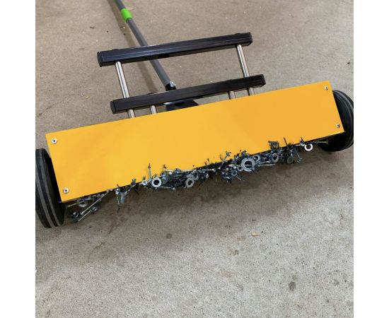 Магнитный сборщик на колесах с системой очистки Подборщик Проф-магнит 500-С125 – изображение 5