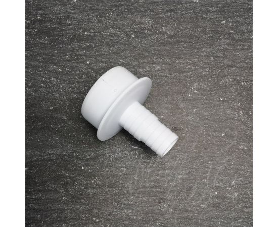 Переходник для подключения сливного шланга Профитт 20x23x50, белый, с хомутом 2226933 – изображение 5