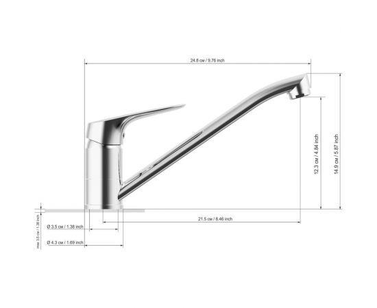 Смеситель для кухни TOKITO с поворотным изливом TOK-TAK-1012 – изображение 6
