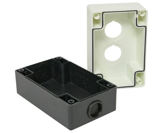 Корпус EKF КП102, 2 кнопки, белый cpb-102-w – изображение 7