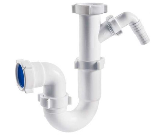 Прямоточный сифон ORIO без выпуска 1 1/2x40 с одним отводом S-4005 