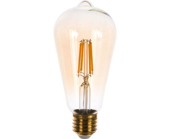 Светодиодная лампа Uniel GLV22GO Vintage. конус, золотистая колба LED-ST64-5W/GOLDEN/E27 UL-00002360 