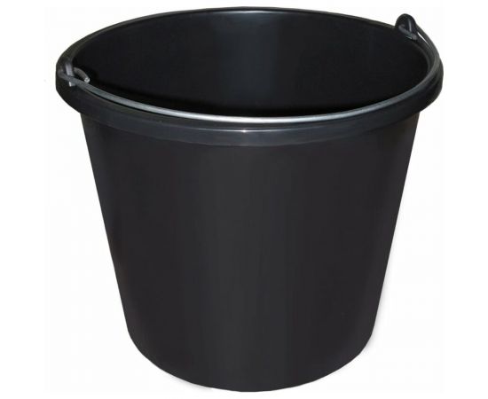 Строительное ведро КЭС черное, 20 л 13000027 