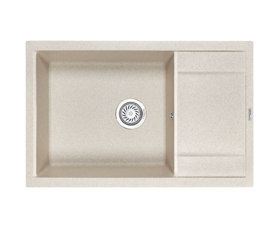 Оборачиваемая кухонная кварцевая мойка GRANULA GR-7805 780х500 мм, пирит 