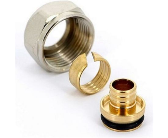 Соединитель Uni-Fitt обжим-В 16(2.2)х3/4""EK, для полиэтиленовых труб 682N1634 