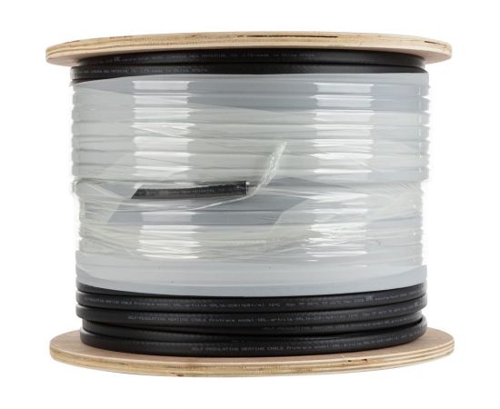 Саморегулирующийся греющий кабель Обогрев Люкс SRL 16-2CR 1 м, 16 Вт, экранированный, на отрез, для водопровода, на трубу 16-2CR-1 