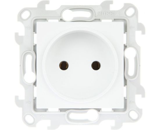Розетка Simon 2К без защитных шторок, белый 2450442-030 