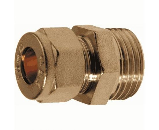 Бочонок Terma 1/2-3/8 лат. с цангой 10 латунь 42150 