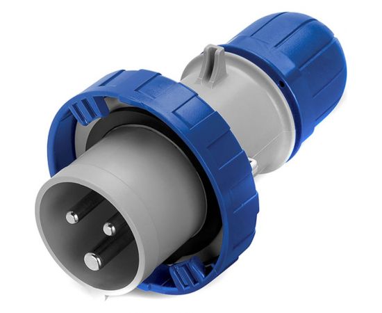 Кабельная вилка DKC 16А, 2P+E, 230В, IP67 DIS2181633 