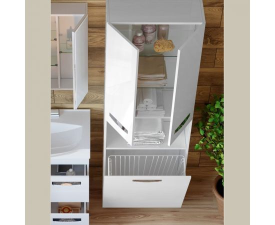 Пенал VIGO Plaza 600 с бельевой корзиной П17К-600(Plaza) – изображение 2