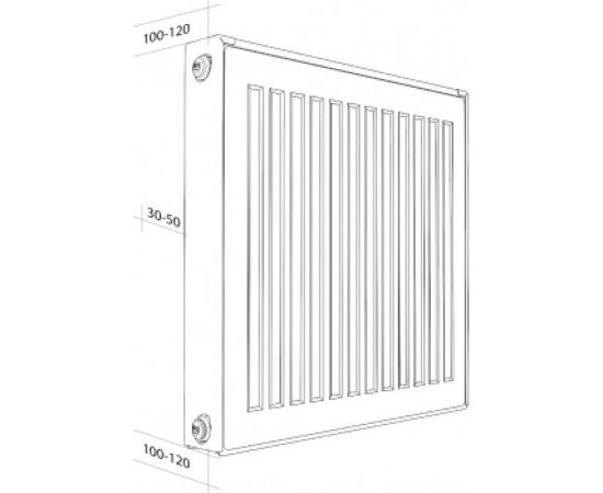 Панельный радиатор ROYAL THERMO COMPACT C11-500-500 RAL9016 НС-1189491 – изображение 2