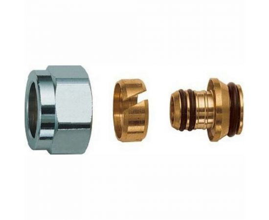 Соединитель Uni-Fitt обжим-В 16(2.2)х3/4""EK, для полиэтиленовых труб 682N1634 – изображение 2