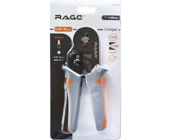 Пресс-клещи VIRA квадратные, для обжима наконечников до 10 мм2 rage by 312113 – изображение 2
