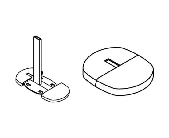 Заглушка для монтажа на готовом полу Kermi otop цвет белый RAL 9016 ст.арт. ZAERKF30WEI ZB00290001 – изображение 2
