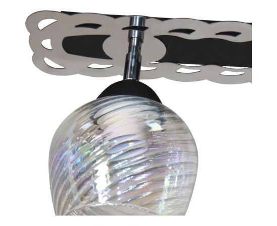 Потолочный светильник ЭЛЕТЕХ Кира 121 черн.муар хром НПБ 01-2x60-141 ИУ 1005404970 – изображение 2