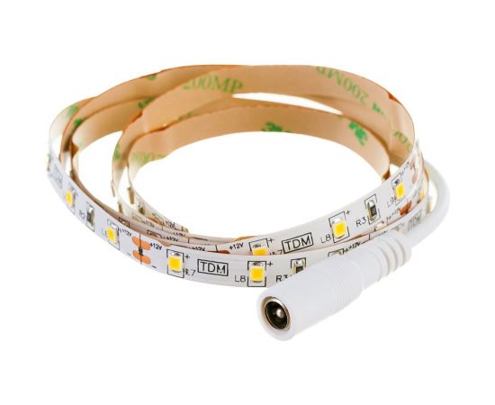 Комплект светодиодной ленты TDM SMD2835-60 LED/м-12 В-4,8 Вт/м-IP20-3000 К 1 м, 6 Вт SQ0331-0222 – изображение 3