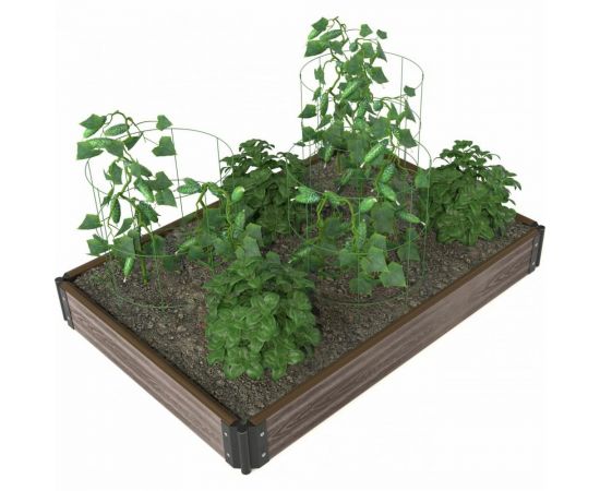 Стыковочный элемент Еврогрядка 150x30 мм, 2 ось-петли EGST15030 – изображение 3