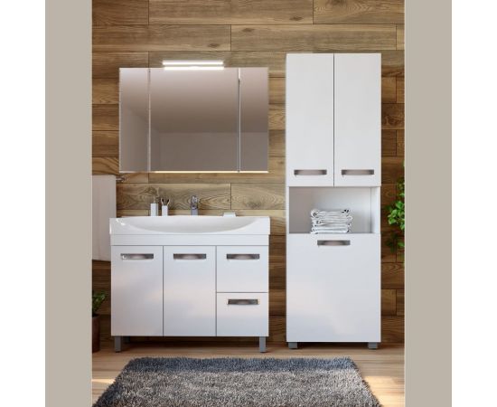 Пенал VIGO Plaza 600 с бельевой корзиной П17К-600(Plaza) – изображение 3