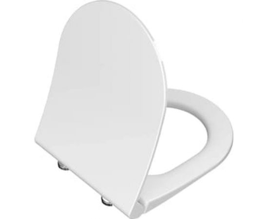 Комплект: безободковый подвесной унитаз, тонкое сиденье, инсталляция и кнопка Vitra S40 дюропласт с микролифтом 9860B003-7200 – изображение 3