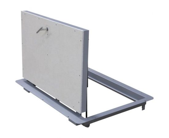 Напольный стальной люк Эвент (Э) ЛНСЭ 90x90 – изображение 3