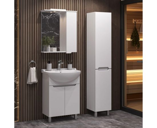 Подвесной зеркальный шкаф Sanstar Лайн 60 143.1-2.5.1. – изображение 3