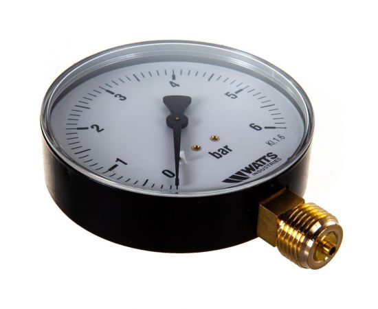 Манометр Watts F+R250 радиальный 0-6 бар, корпус 100mm, 1/2"" 10008077 – изображение 5