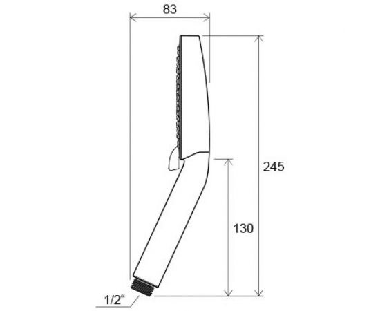Лейка Ravak круглая плоская 3 функции диаметр 118 мм 953.00, X07P009 00000018504 – изображение 5