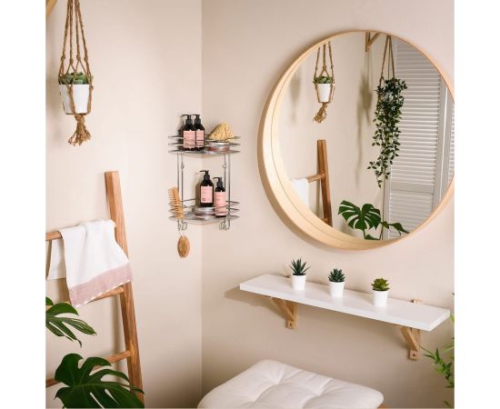 Полка ЧМЗ Стамбул настенная, угловая, 2 яруса 501-005-01 – изображение 7