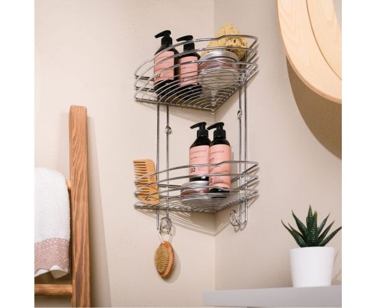 Полка ЧМЗ Стамбул настенная, угловая, 2 яруса 501-005-01 – изображение 9