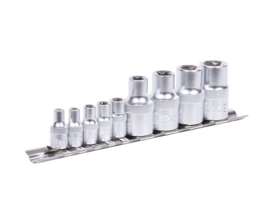 Набор торцевых головок TORX (E4-E16; 1/4""; 1/2""; 9 шт.) АвтоDело 39879 16270 