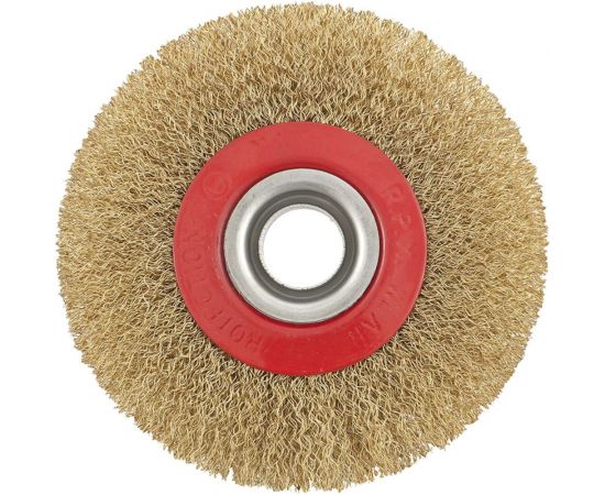 Щетка дисковая (150 мм; 32 мм) с латунированной витой проволокой MTX 74660 
