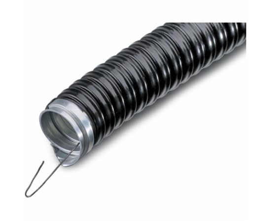 Металлорукав ЭРА Р3-ЦПнг-38 черный с протяжкой 20м Б0036560 