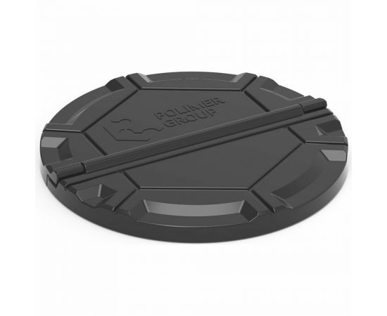 Крышка колодца POLIMER GROUP Роса, цвет черный DKS1 