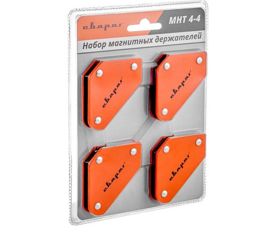 Набор магнитных держателей 4 шт МНТ 4/4 QJ6010 Сварог 95916 