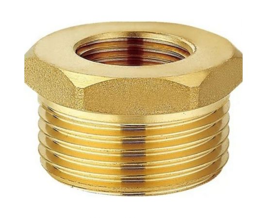 Футорка DOUBLE-LIN резьбовая латунная Н/В 1.1/4" х 1/2" LL6033 (1 1/4"x1/2") 