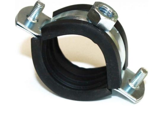 Сантехнический хомут с гайкой для труб СВК 3/8 М8 15-19 SVK-Fe012 