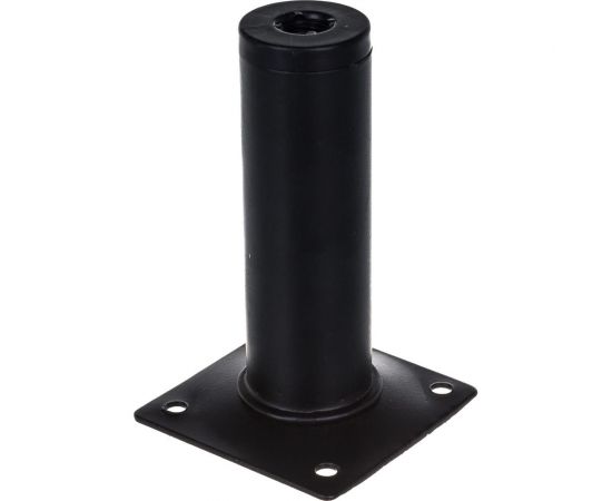Ножка Tech-Krep D30х100 круглая, нерегулируемая, черная - накладка 151294 