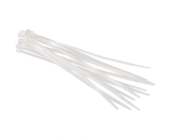 Нейлоновая неоткрывающаяся стяжка NIKOMAX 150х3,5мм, белая, уп-ка 100шт. NMC-CTN150-35-SL-WT-100 