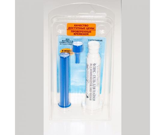 Флюс-гель с дозатором и толкателем для BGA и SMD в пром. шприце 12 мл, t=185C° Pro Legend PL4332 