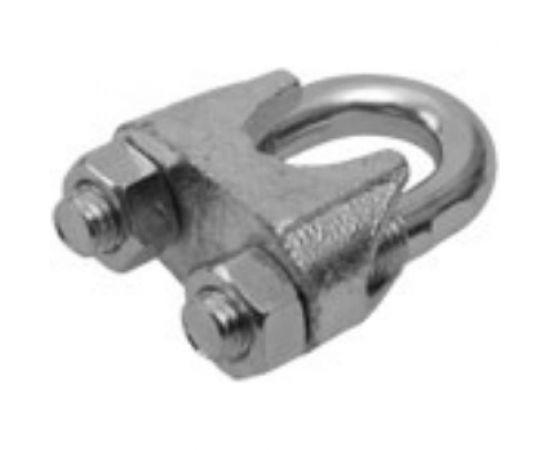 Зажим троса DIN 741 оцинкованный 8 шт. (19 мм; ТФ5) Зубр 4-304415-19 