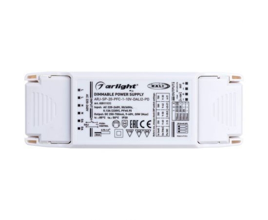 Блок питания Arlight ARJ-SP-20-PFC-1-10V-DALI2-PD 0251111 – изображение 2