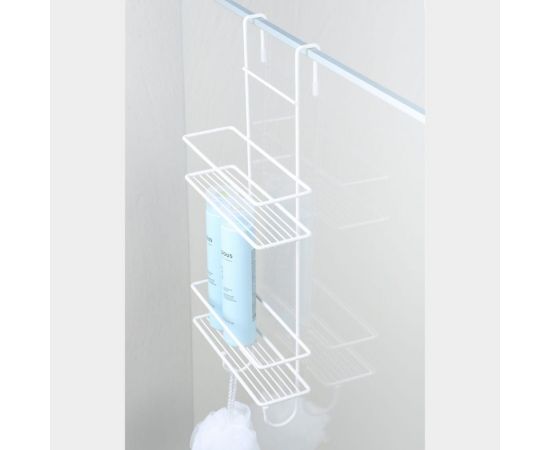 Полка для душевой кабины FIXSEN двухэтажная, белая FX-740W-2 – изображение 2