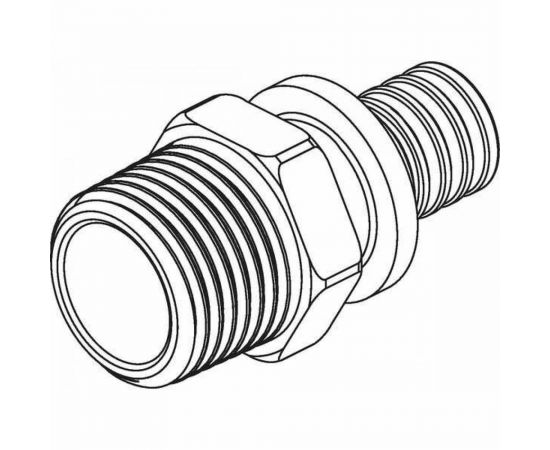 Переходник REHAU Н, 16, 1/2"", нержавеющая сталь (SX) 11377221001 – изображение 2