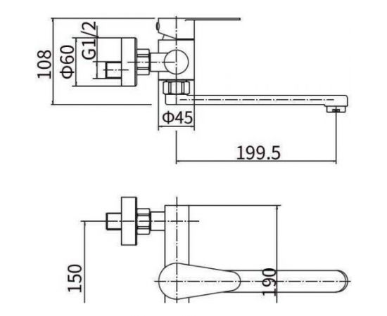 Смеситель для кухни FASHUN A54615 – изображение 2