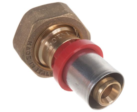 Муфта пресс-В TIEMME с накидной гайкой, евроконус, 16x3/4""x18 1650076 – изображение 2