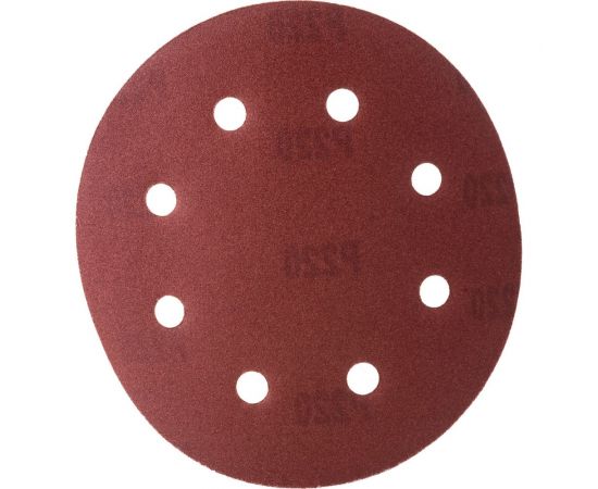 Бумага шлифовальная (20 шт; 180 мм; зерно 220; 8 отверстий) Sturm DWS6010-9220 – изображение 2