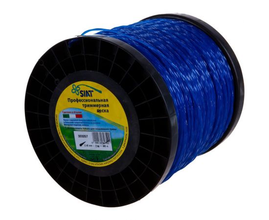 Леска бобина КРУЧ. КВАДРАТ 2.4 480 м PREMIUM SIAT 303207 – изображение 2