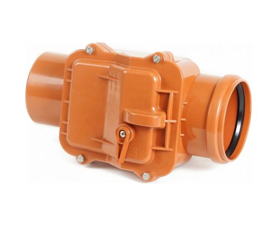 Обратный клапан ХЕМКОР наружная канализация 110 мм 2481175 – изображение 2