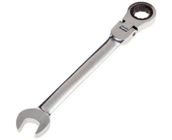 Комбинированный ключ трещоточный с шарниром 12мм AV Steel AV-315212 – изображение 2